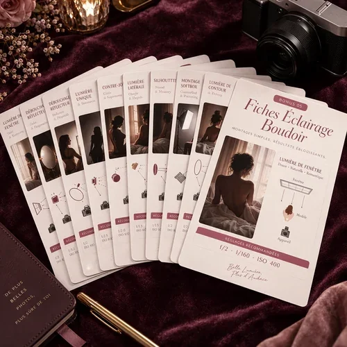 Bonus 05 : Fiches mémo lumière boudoir